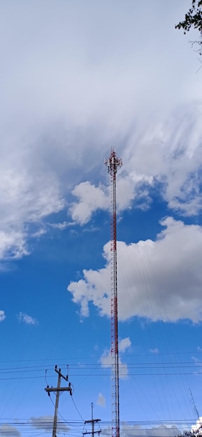 Foto estación base de la antena