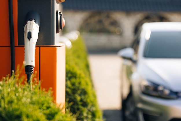 Estación de carga para coches eléctricos cargador de coche eléctrico energía alternativa para coches ecológicos