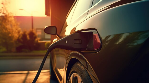 Estación de energía medio ambiente transporte industria de vehículos eléctricos combustible automóviles