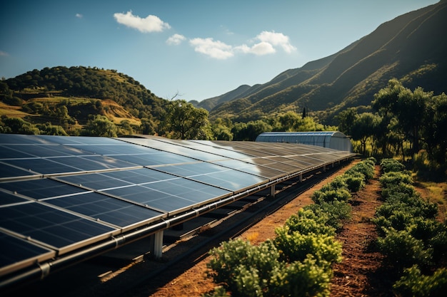 Estación de energía solar