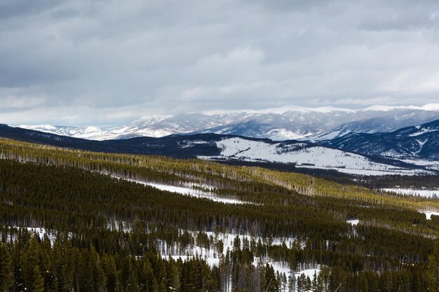 Estación de esquí de Breckenridge en invierno.