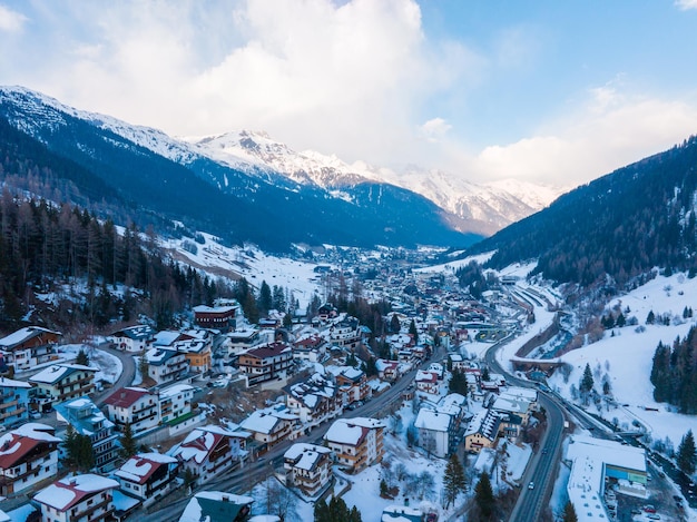 Estación de esquí de st anton am arlberg en austria