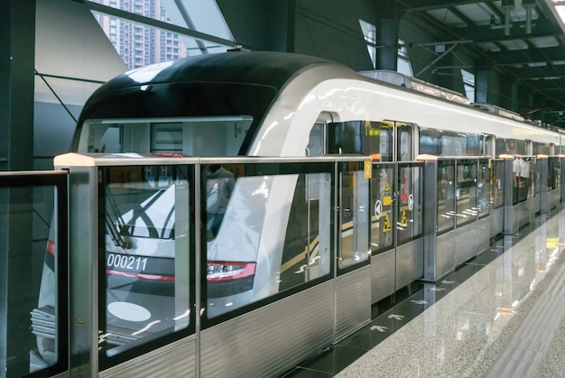 Estación de metro en chongqing, china