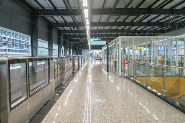 Estación de metro en chongqing, china