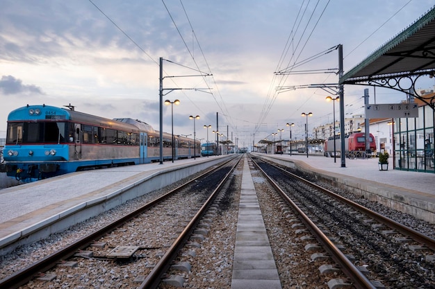 Estación de tren en la ciudad de Faro