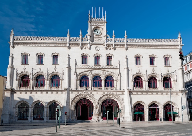 Estación de tren de Rossio en Lisboa