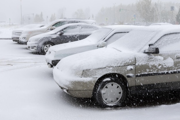 Estacionamento na neve