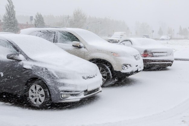 Estacionamento na neve