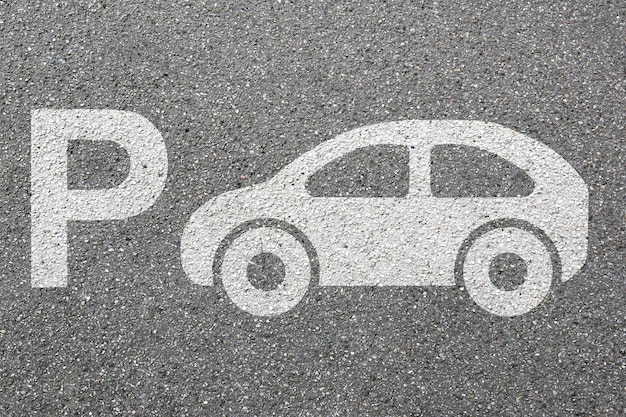 Estacionamiento signo aparcamiento vehículo calle tráfico ciudad ciudad movilidad