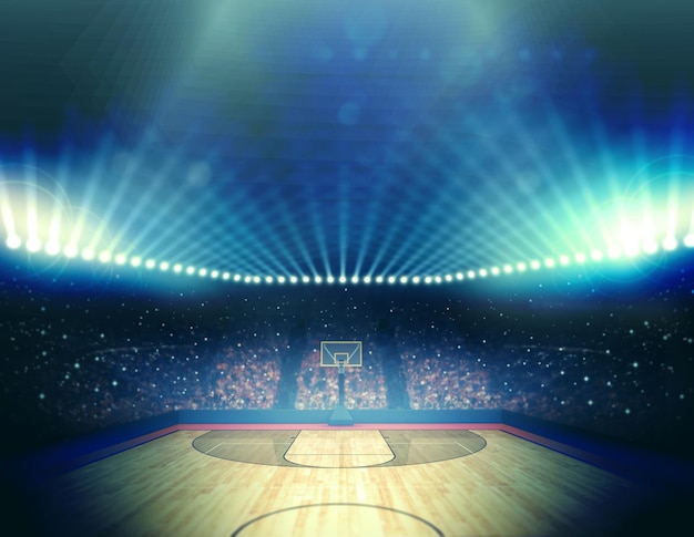 El estadio de baloncesto
