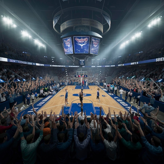 El estadio de baloncesto