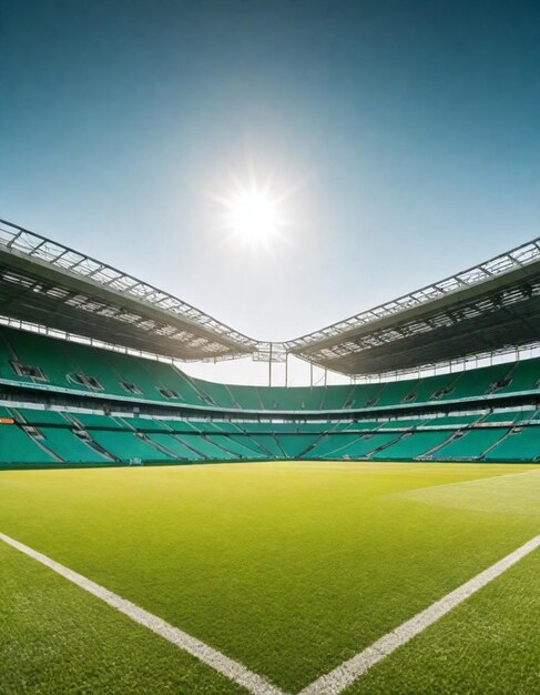 Foto estádio de futebol generativo ai