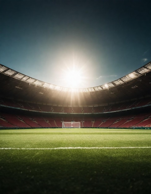 Foto estádio de futebol generativo ai