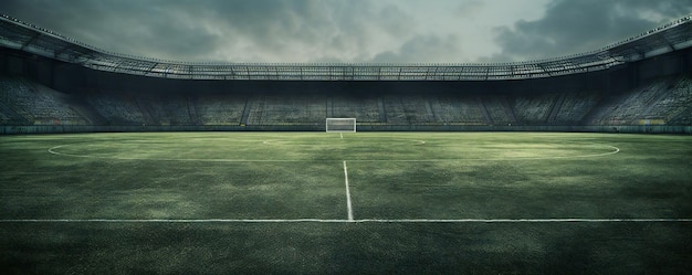 Estádio de futebol vazio