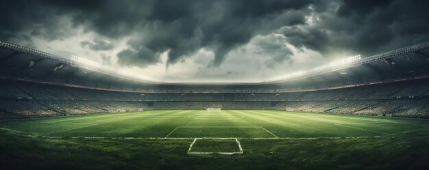 Foto estádio de futebol vazio