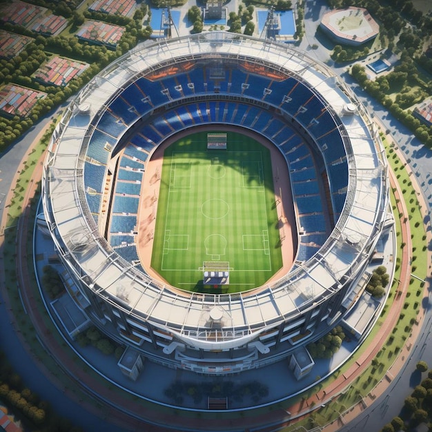 Un estadio con un estadios con un cartel que dice " Citibank " en la parte superior.