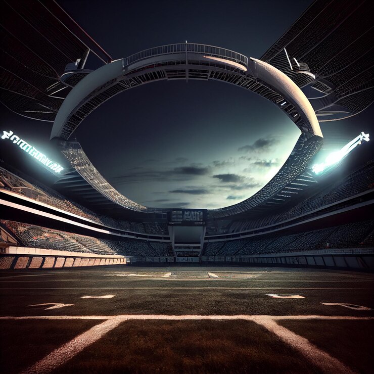 Estadio de fútbol americano en IA Generativa 3d