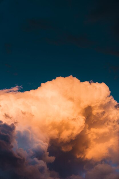 Foto el estado de ánimo de las nubes