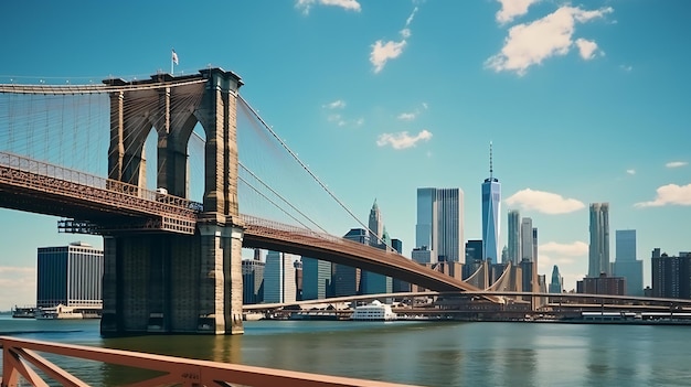 Estados Unidos puente de brooklyn de nueva york