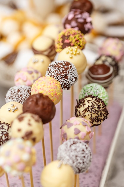 Estallidos de pastel de boda