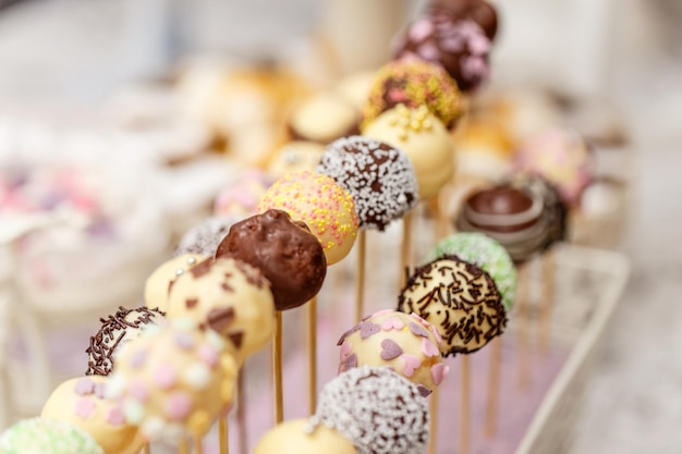 Estallidos de pastel de boda