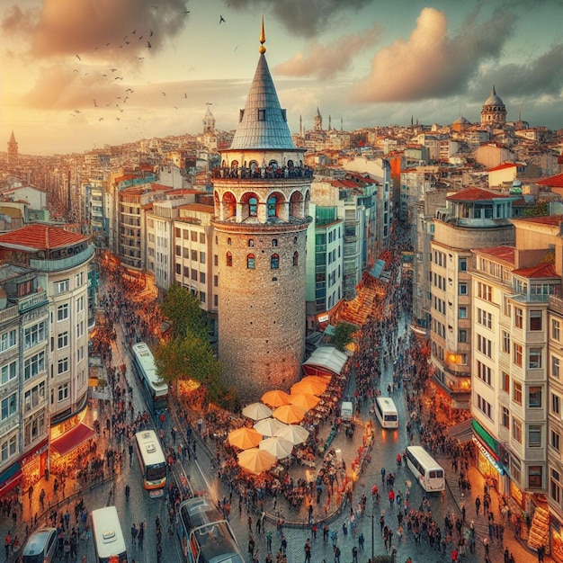 estambul ciudad puente de galata galata