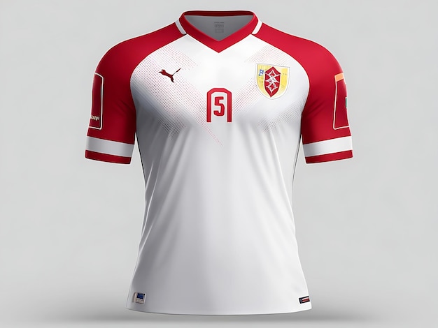 Foto estampa de camiseta de fútbol realista para el fútbol de stuttgart 2023