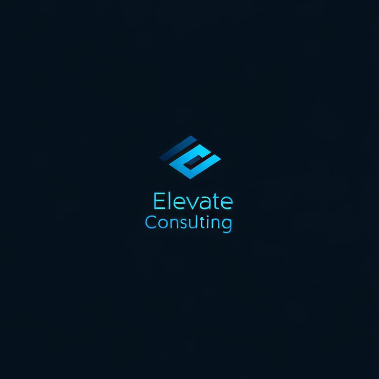 Foto estampa de diseño de logotipo de la letra azul e identidad corporativa signo comercial