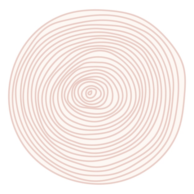 Estampa png de círculo en espiral de diseño moderno con fondo transparente