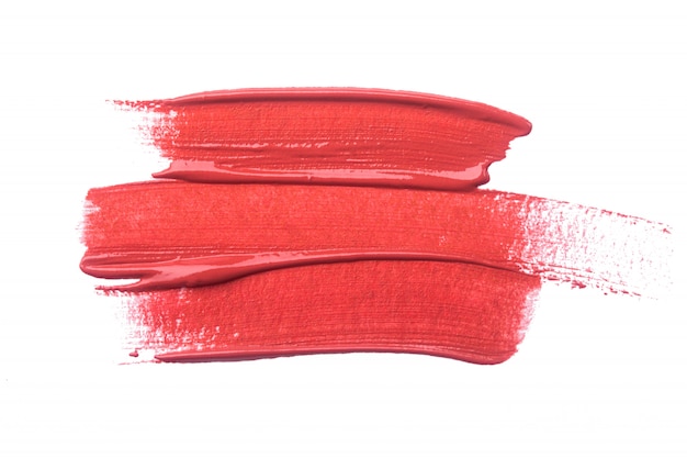 Estampado de lápiz labial aislado