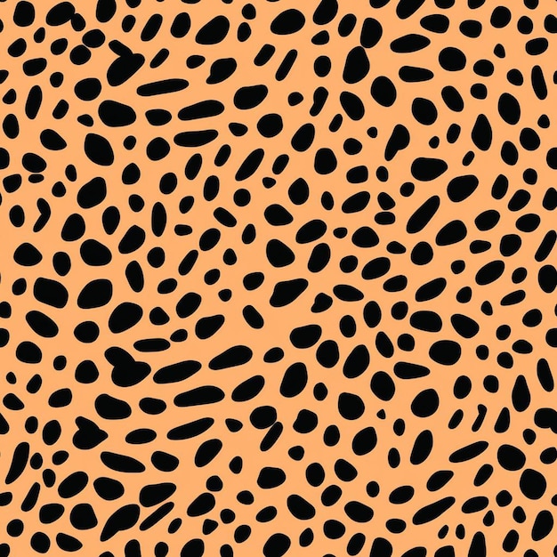 Foto estampado de leopardo sobre un fondo marrón ilustración de arte vectorial