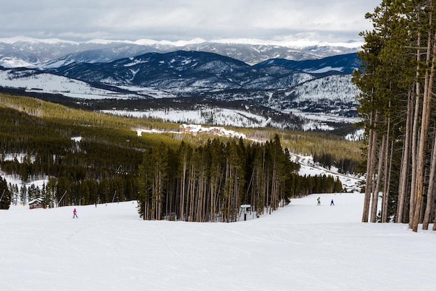 Estância de esqui de Breckenridge no inverno.