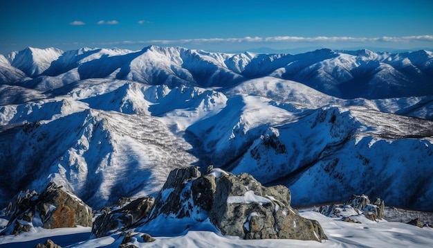 Estância de esqui idílica oferece terreno extremo para aventuras altas geradas por IA