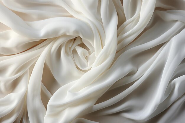 Estándar de textura de tejido de algodón blanco sin enmienda textil natural IA generativa