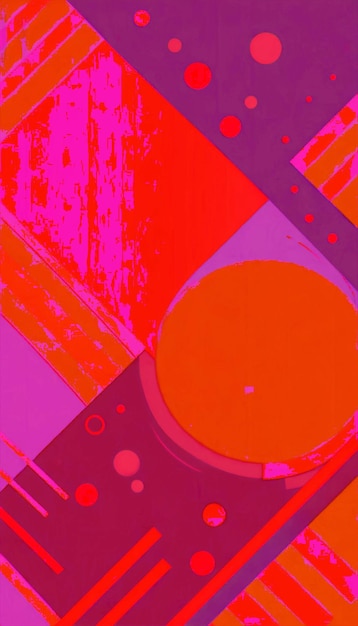 Estandarte abstracto vertical moderno de estilo empresarial