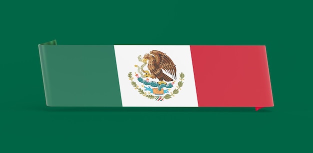 Foto estandarte da bandeira do méxico