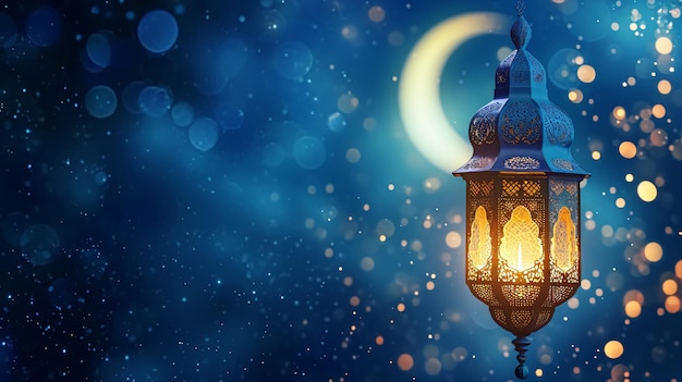 Estandarte de fondo para el Ramadán Kareem Islámico