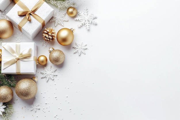 Estandarte de Navidad con algunos regalos