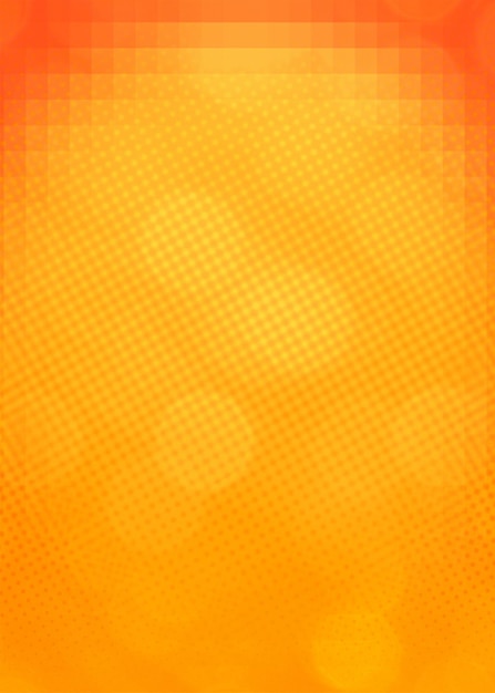 Estandarte vertical con fondo bokeh naranja con espacio de copia para texto o imagen