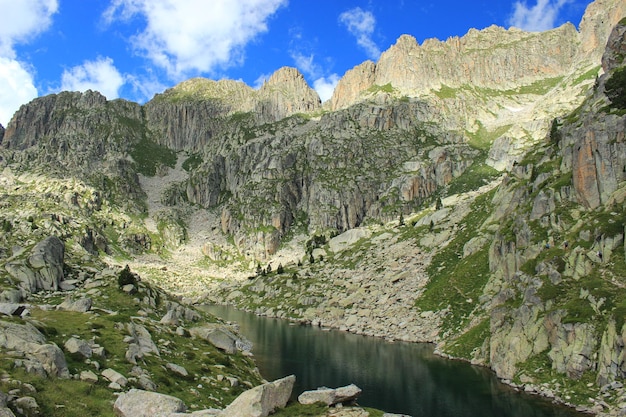 Estany d'Amitges, See auf 2.369 m Höhe.