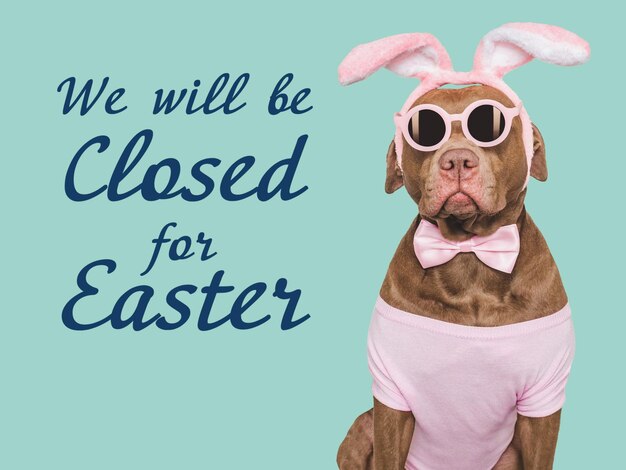 Estaremos cerrados por el letrero de Pascua.