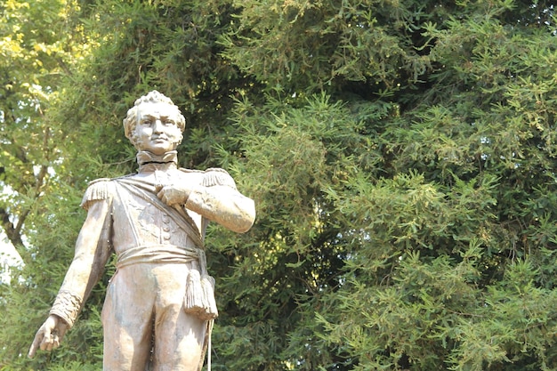 Estatua de Bernardo Higgins Ciudad de Chillan en Chile