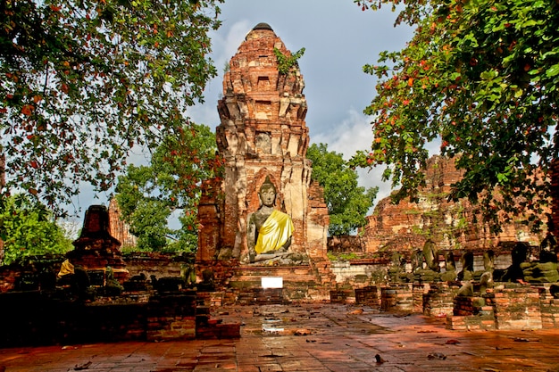 Estatua de Buda Ayuthaya Tailandia