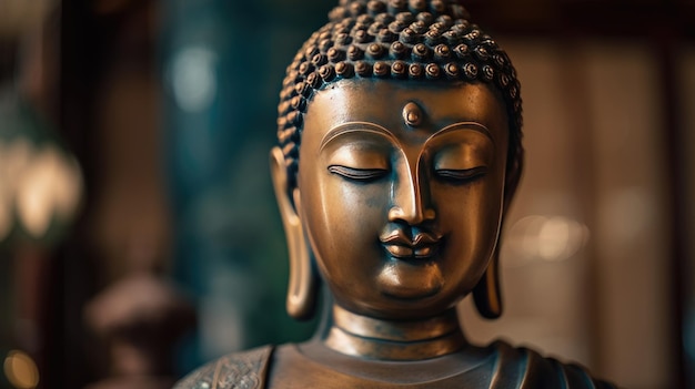 Una estatua de Buda es una representación de Siddhartha Gautama, el fundador del budismo.