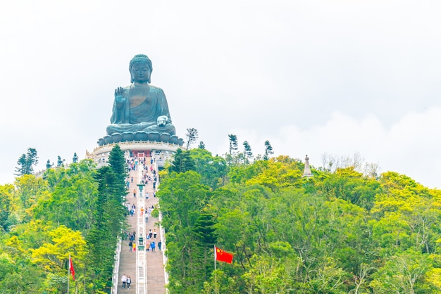 Estatua de Buda gigante en Ngong Ping, Hong Kong