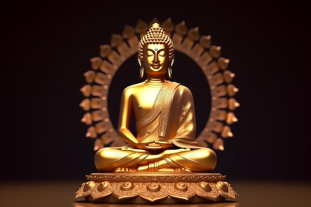 Estatua de Buda en meditación