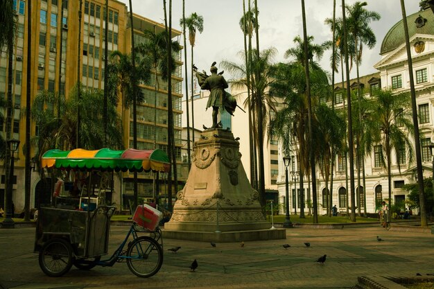 Foto estatua en la ciudad