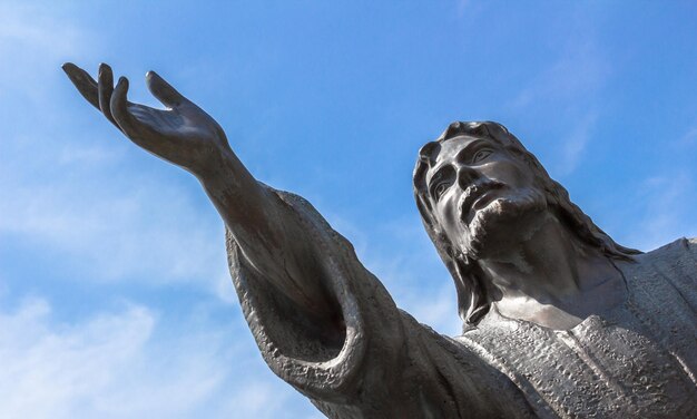 Foto estatua de cristo