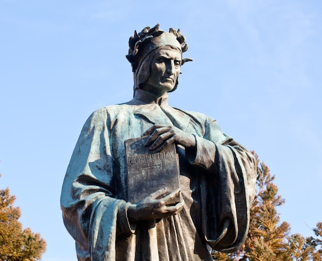 Estatua de Dante en el parque Meridian Hill