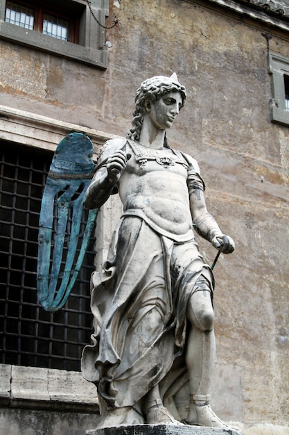 Foto estátua de anjo bernini
